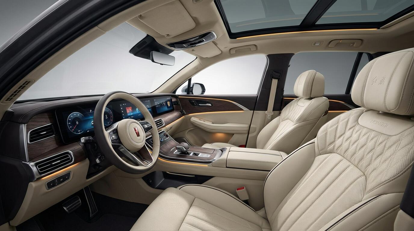 Hongqi E-HS9 - Notranjost